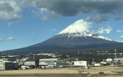 往復の富士山