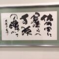 第29回展(2014年) 休め田に星うつる夜の暖かさ 尾崎放哉の句 休め田に星うつる夜の暖かさ